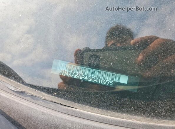 1N4AA6AP4GC416275 2016 NISSAN MAXIMA Угольный Вид подкапотного пространства