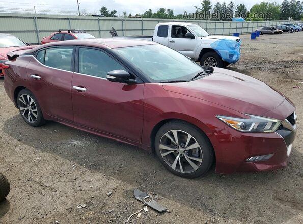1N4AA6AP4GC416289 2016 NISSAN MAXIMA Maroon Передня права чверть