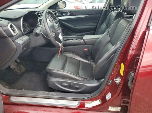 1N4AA6AP4GC416289 2016 NISSAN MAXIMA Maroon Вид салону спереду