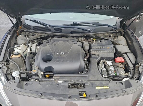 1N4AA6AP4GC429530 2016 NISSAN MAXIMA Brown Vista interior trasera