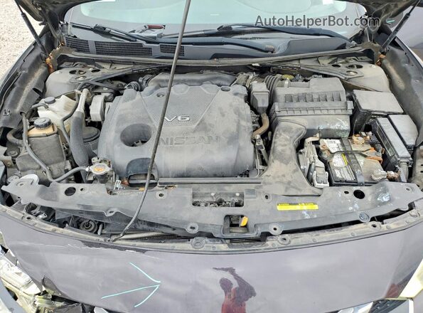 1N4AA6AP4GC431102 2016 NISSAN MAXIMA Black უკანა სალონის ხედი