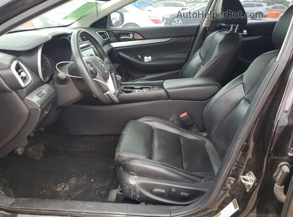 1N4AA6AP4GC431102 2016 NISSAN MAXIMA Black წინა სალონის ხედი