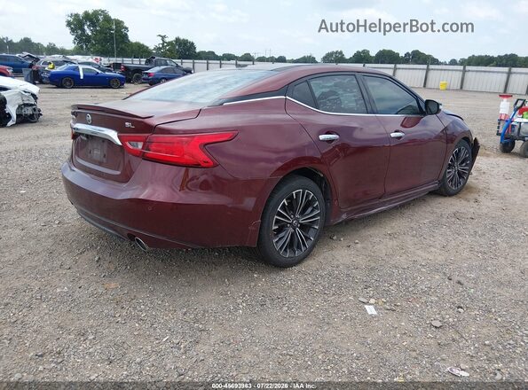 1N4AA6AP4GC431536 2016 NISSAN MAXIMA Maroon Trasero derecho