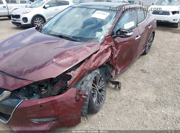 1N4AA6AP4GC431536 2016 NISSAN MAXIMA Maroon Vista frontal