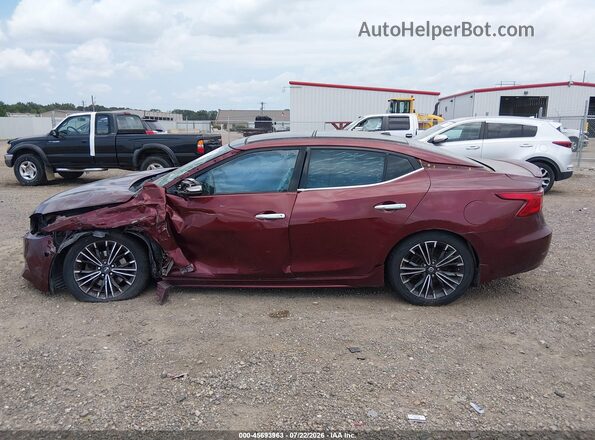 1N4AA6AP4GC431536 2016 NISSAN MAXIMA Maroon Vista interior trasera
