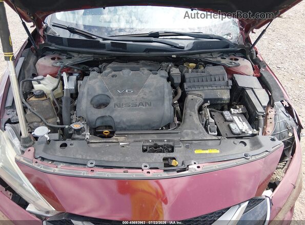 1N4AA6AP4GC431536 2016 NISSAN MAXIMA Maroon Vista del compartimento del motor