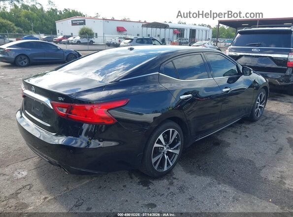 1N4AA6AP4GC449051 2016 NISSAN MAXIMA Черный Задняя правая четверть