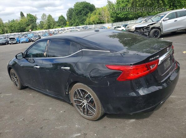 1N4AA6AP4GC449499 2016 NISSAN MAXIMA Black Trasero izquierdo