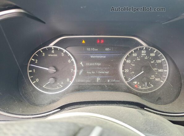 1N4AA6AP4GC449499 2016 NISSAN MAXIMA Black Vista del cuadro de instrumentos