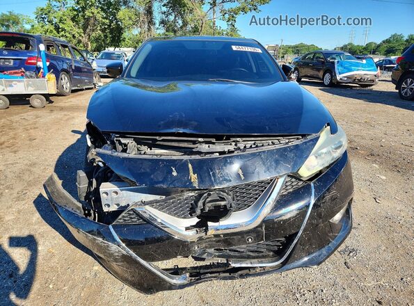 1N4AA6AP4GC905078 2016 NISSAN MAXIMA Black წინა ხედი