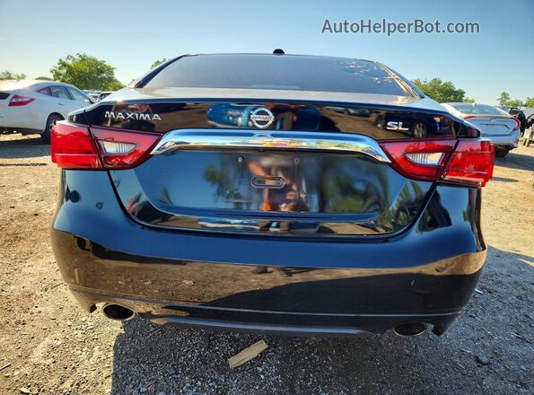 1N4AA6AP4GC905078 2016 NISSAN MAXIMA Black უკანა ხედი