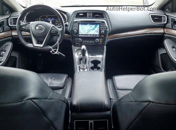 1N4AA6AP4HC396921 2017 NISSAN MAXIMA White Вид панелі приладів