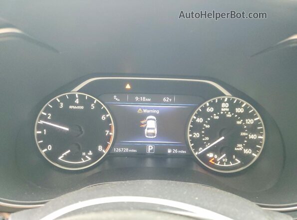 1N4AA6AP4HC396921 2017 NISSAN MAXIMA White Вид щитка приладів