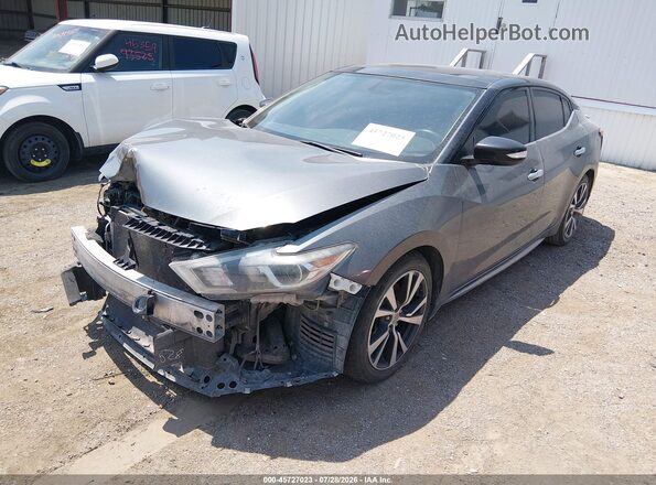 1N4AA6AP4HC405729 2017 NISSAN MAXIMA Gray წინა მარცხენა ხედი სამი მეოთხედიდან