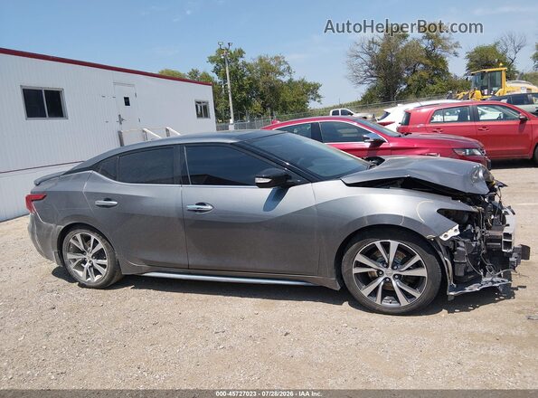 1N4AA6AP4HC405729 2017 NISSAN MAXIMA Gray უკანა სალონის ხედი