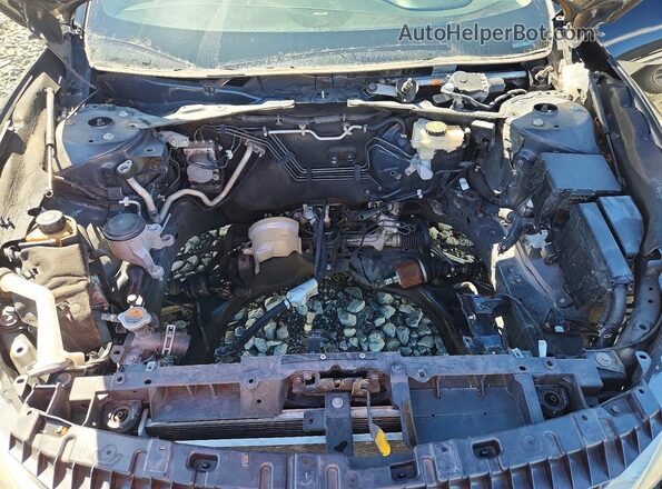 1N4AA6AP4HC421820 2017 NISSAN MAXIMA Black Widok wnętrza z tyłu