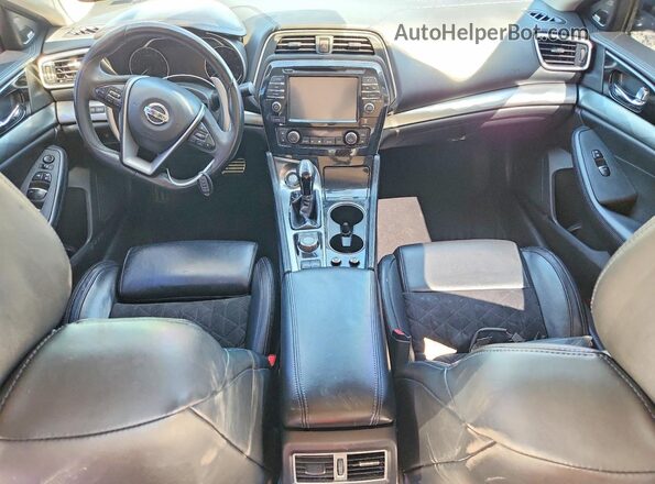 1N4AA6AP4HC421820 2017 NISSAN MAXIMA Black Widok deski rozdzielczej