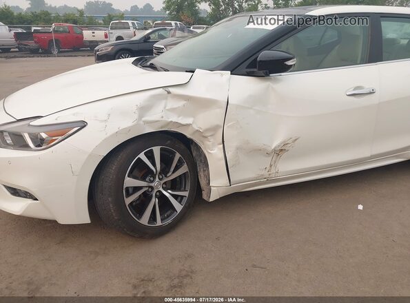 1N4AA6AP4HC434082 2017 NISSAN MAXIMA White Widok z przodu