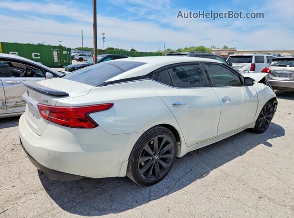 1N4AA6AP4HC442389 2017 NISSAN MAXIMA Белый Задняя правая четверть