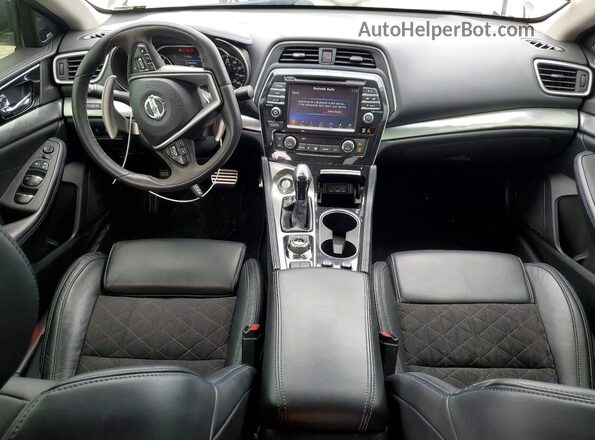 1N4AA6AP4HC442389 2017 NISSAN MAXIMA Белый Вид панели приборов