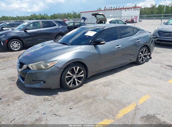 1N4AA6AP4HC448869 2017 NISSAN MAXIMA Gray Vista tres cuartos delantera izquierda
