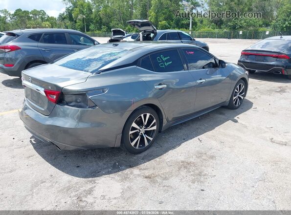 1N4AA6AP4HC448869 2017 NISSAN MAXIMA Gray Trasero derecho