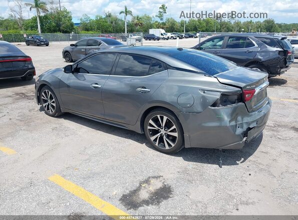 1N4AA6AP4HC448869 2017 NISSAN MAXIMA Gray Trasero izquierdo