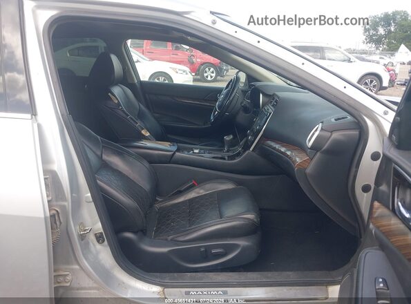 1N4AA6AP4HC449794 2017 NISSAN MAXIMA Silver წინა სალონის ხედი