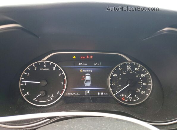 1N4AA6AP4JC363133 2018 NISSAN MAXIMA Silver Vista del cuadro de instrumentos