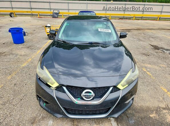 1N4AA6AP4JC373399 2018 NISSAN MAXIMA Black წინა ხედი