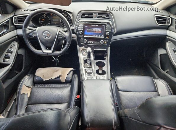 1N4AA6AP4JC373399 2018 NISSAN MAXIMA Black წინა პანელის ხედი