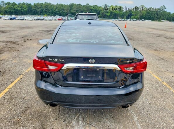 1N4AA6AP4JC373399 2018 NISSAN MAXIMA Black უკანა ხედი