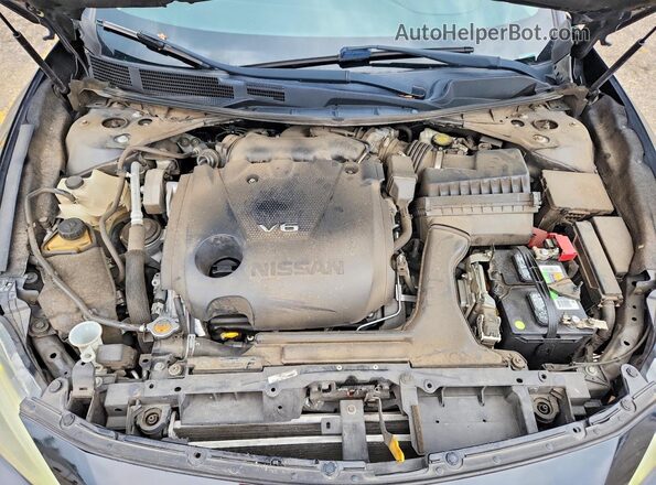1N4AA6AP4JC373399 2018 NISSAN MAXIMA Black უკანა სალონის ხედი