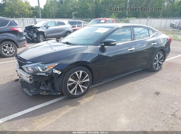 1N4AA6AP4JC380577 2018 NISSAN MAXIMA Black Передня ліва чверть