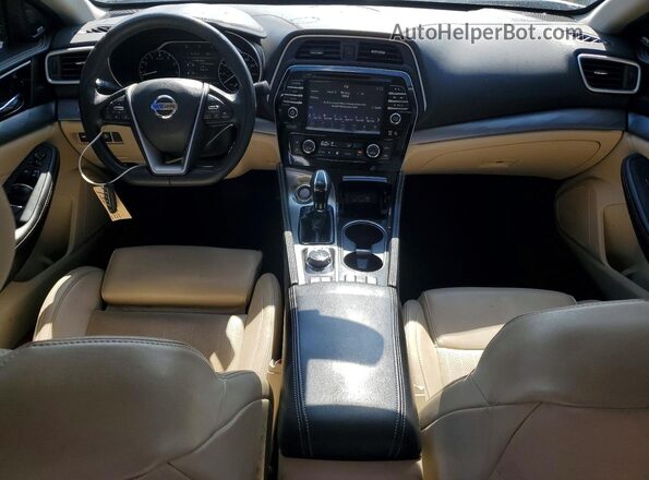 1N4AA6AP4JC383091 2018 NISSAN MAXIMA White Առջևի վահանակի տեսք