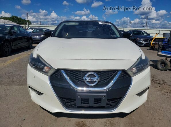 1N4AA6AP4JC383091 2018 NISSAN MAXIMA White Դիմացի տեսք