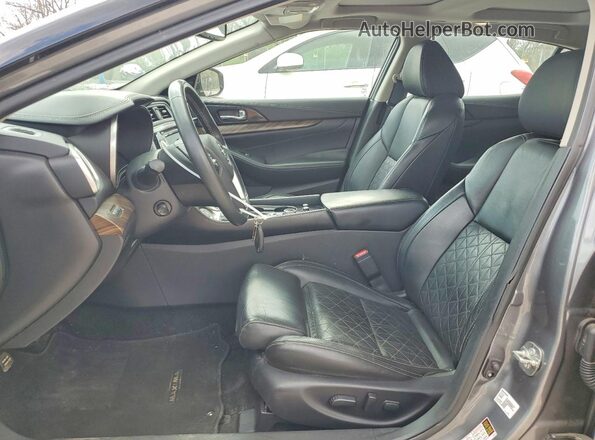 1N4AA6AP4JC401332 2018 NISSAN MAXIMA Gray Widok wnętrza z przodu