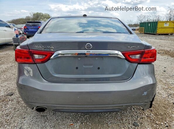 1N4AA6AP4JC401332 2018 NISSAN MAXIMA Gray Widok z tyłu