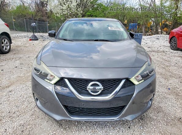 1N4AA6AP4JC401332 2018 NISSAN MAXIMA Gray Widok z przodu