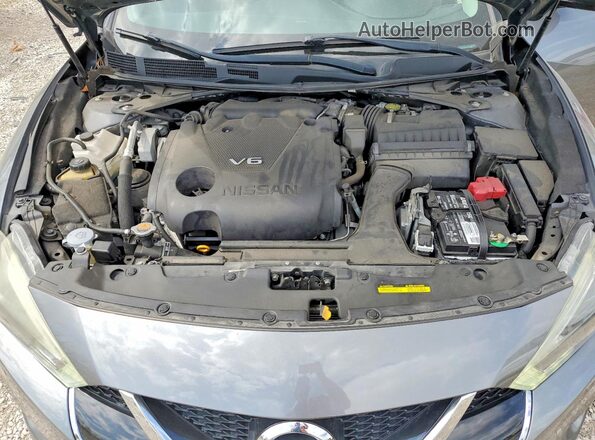 1N4AA6AP4JC401332 2018 NISSAN MAXIMA Gray Widok wnętrza z tyłu