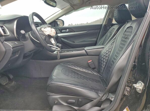1N4AA6AP4JC409382 2018 NISSAN MAXIMA Black წინა სალონის ხედი