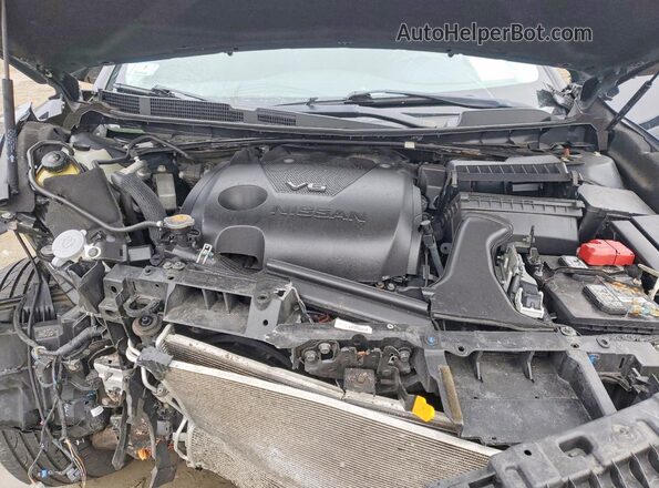 1N4AA6AP4JC409382 2018 NISSAN MAXIMA Black უკანა სალონის ხედი