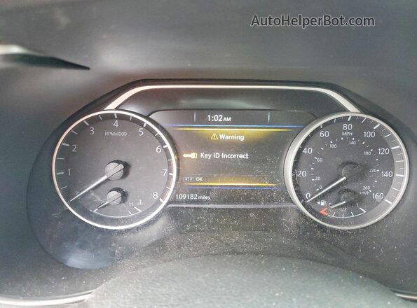 1N4AA6AP4JC409382 2018 NISSAN MAXIMA Black ხელსაწყოთა პანელის ხედი