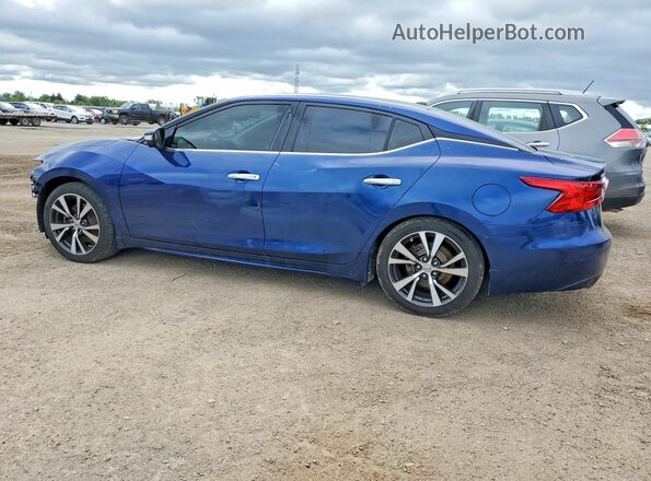 1N4AA6AP5GC378605 2016 NISSAN MAXIMA Blue Հետևի ձախ