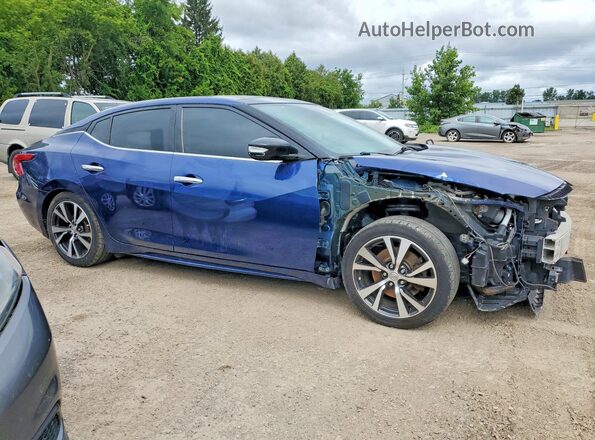 1N4AA6AP5GC378605 2016 NISSAN MAXIMA Blue Առջևի աջ
