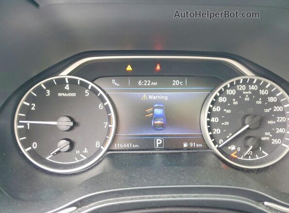 1N4AA6AP5GC378605 2016 NISSAN MAXIMA Blue Սարքավորումների վահանակի տեսք