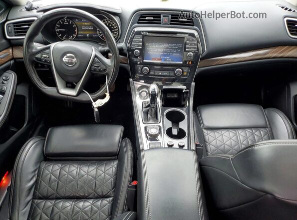 1N4AA6AP5GC378605 2016 NISSAN MAXIMA Blue Առջևի վահանակի տեսք