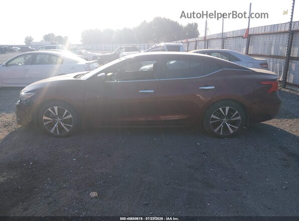 1N4AA6AP5GC380080 2016 NISSAN MAXIMA Темно-бордовый Панорамный вид салона 360°