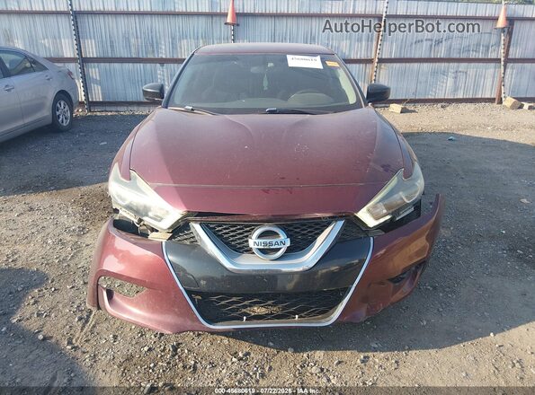 1N4AA6AP5GC380080 2016 NISSAN MAXIMA Темно-бордовый Вид щитка приборов