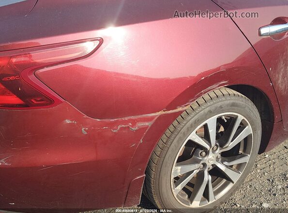 1N4AA6AP5GC380080 2016 NISSAN MAXIMA Темно-бордовый 